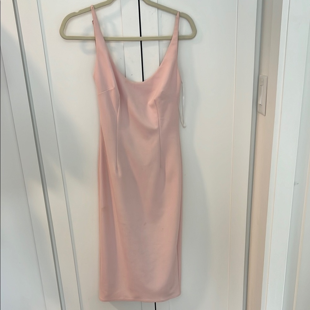 Stylish Light Pink Slip Dress